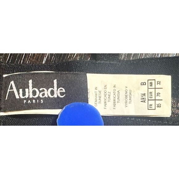 Aubade Paris size 32B unlined mesh lace bra underwire - Picture 11 of 16